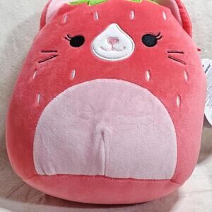 Squishmallow OLMA strawberry cat